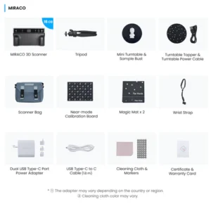 Revopoint MIRACO: Standalone 3D Scanner for Small to Large Objects Scanner